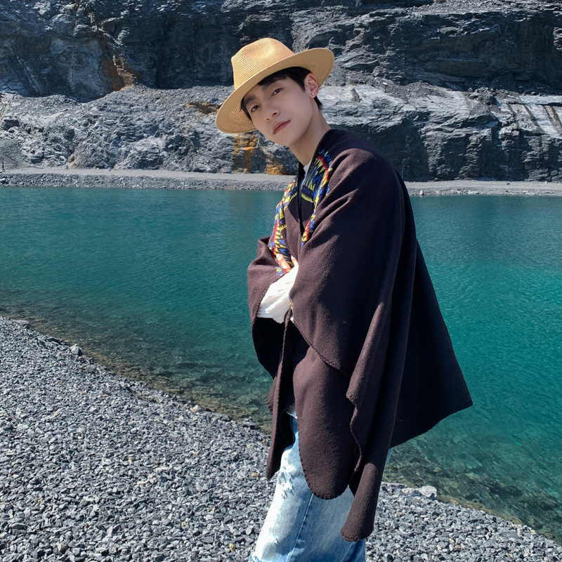 Men Fashion Photography - Capa masculina deserto viagem estilo étnico