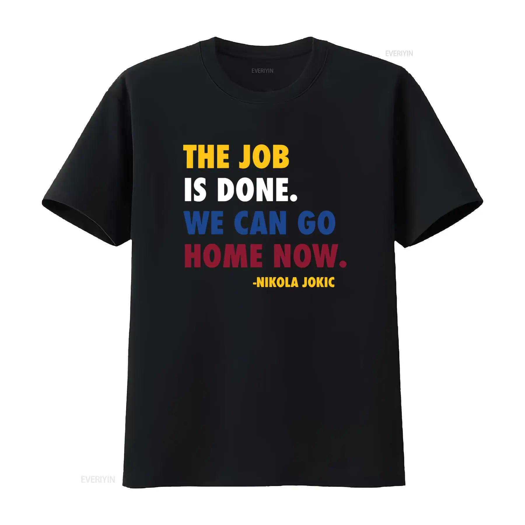 Men'S Fashion Quotes - Camiseta com citação de Nikola Jokic,