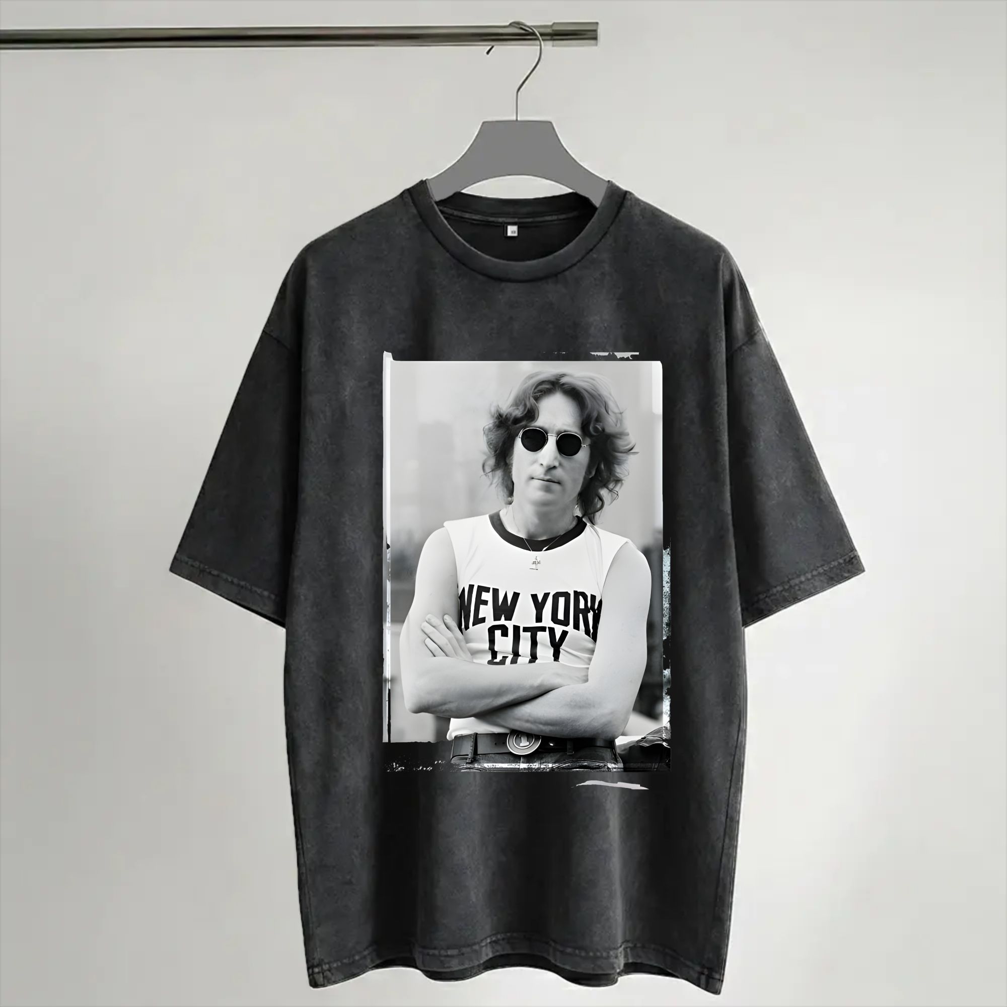 York Men'S Fashion - Camiseta Harajuku Lavada John Lennon 1972