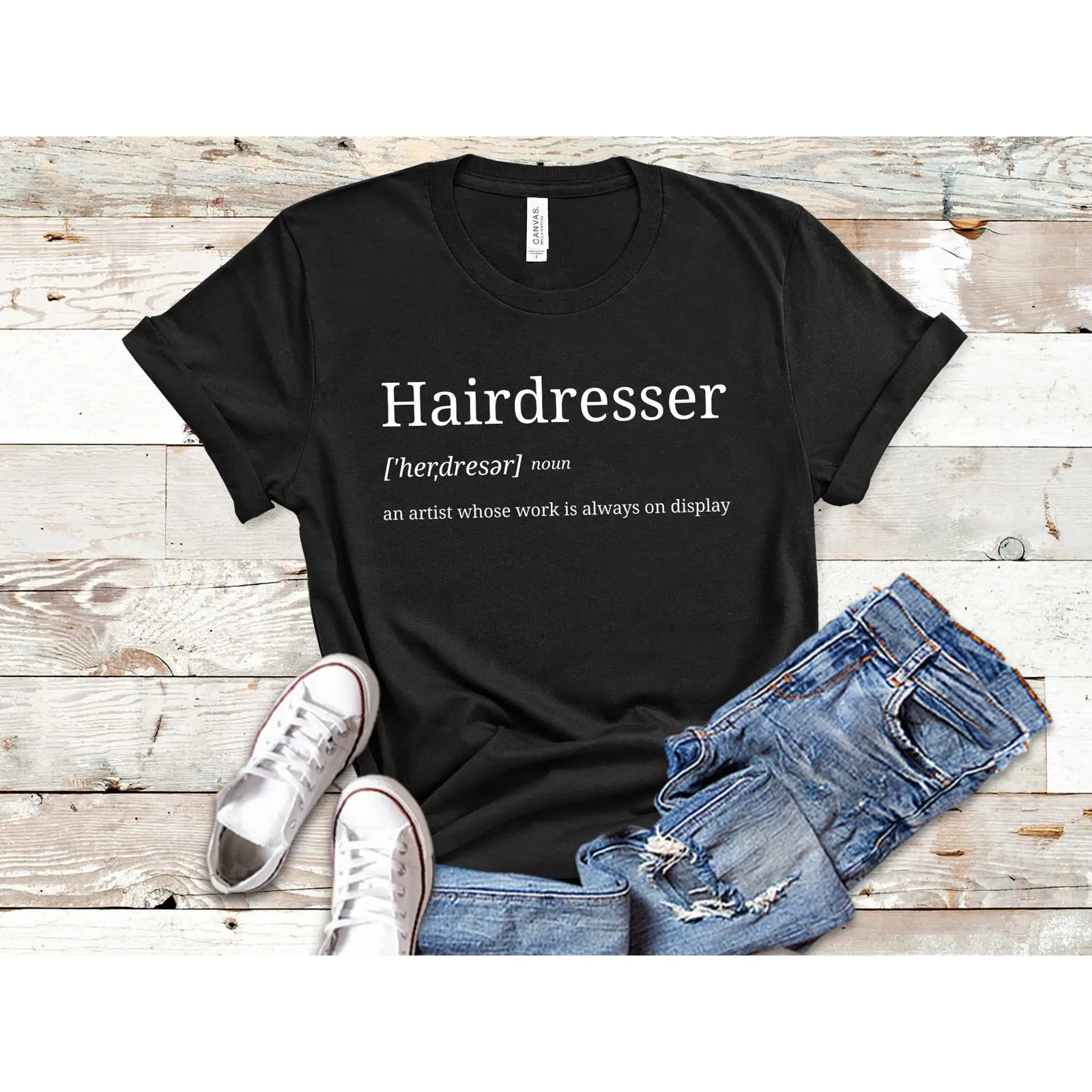 Men'S Fashion Quotes - Camiseta de Cabeleireiro Vintage Lavada com