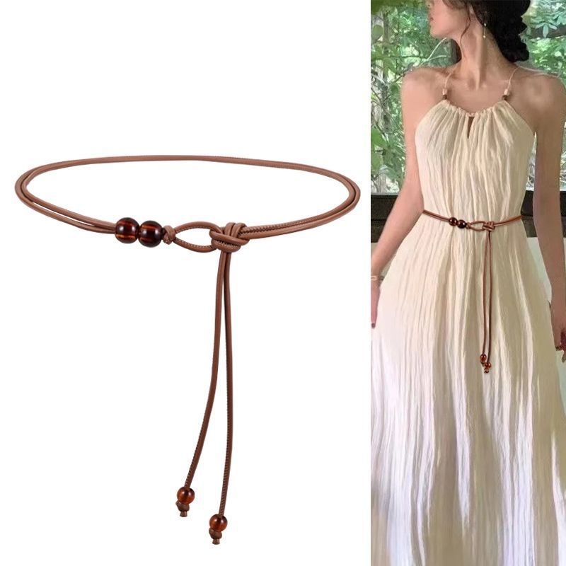 Leather Belt Braided - Novo retro feminino novo estilo chinês