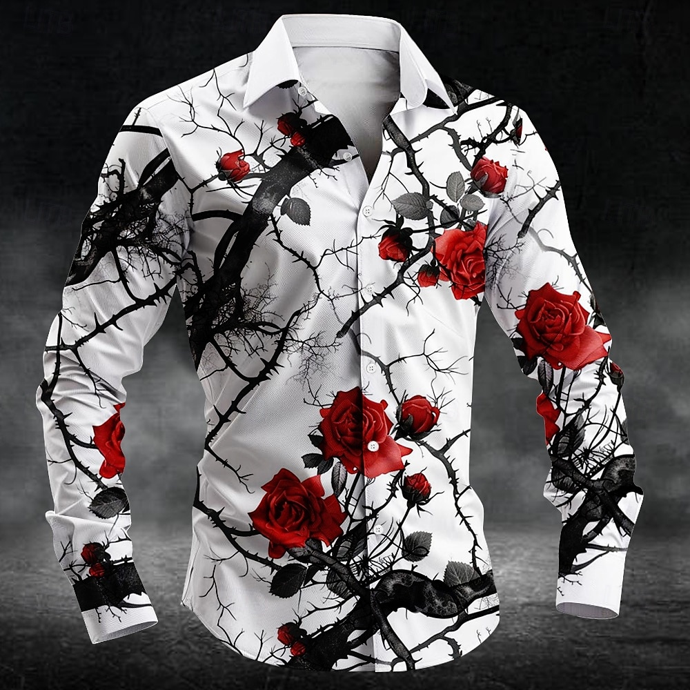 Men Fashion Upper - Camisa Masculina de Manga Longa com