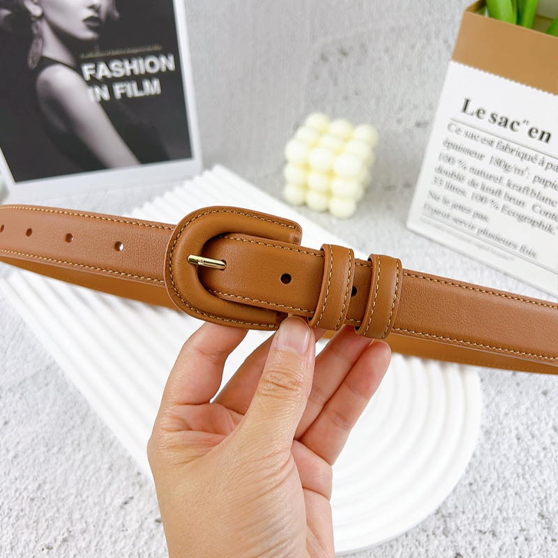 Luz de luxo doce cor couro fem - Leather Belt Braided avaliação e preço
