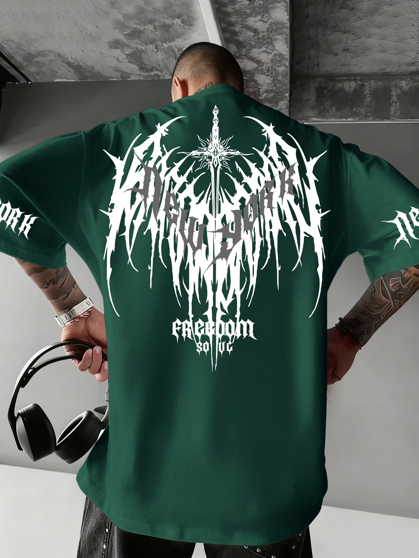 Camiseta masculina de manga cu - York Men'S Fashion avaliação e preço