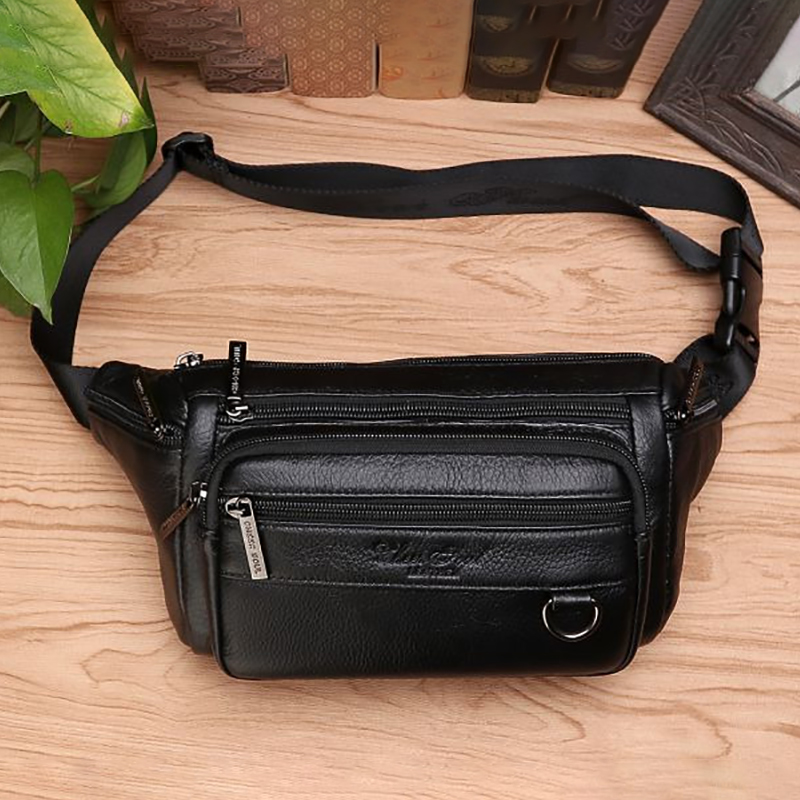 Homens cintura fanny sacos est - Leather Belt Braided avaliação e preço