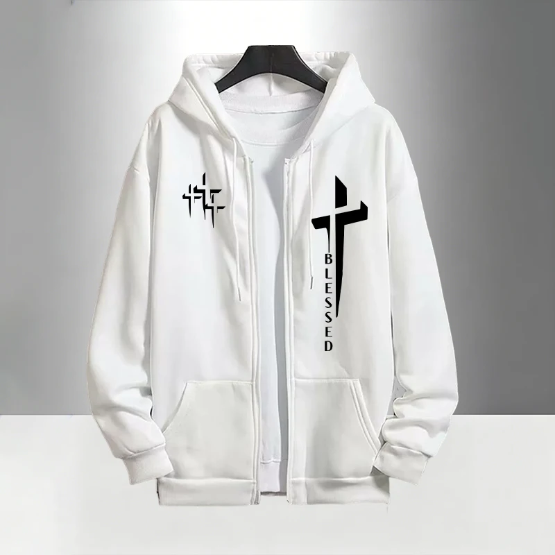 Conjunto de Agasalho Masculino - Men'S Fashion Zipper Hoodie avaliação e preço