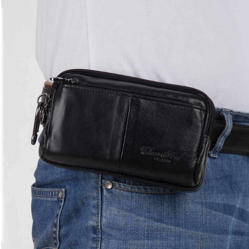 Couro genuíno Fanny Pack para  - Leather Belt Braided avaliação e preço