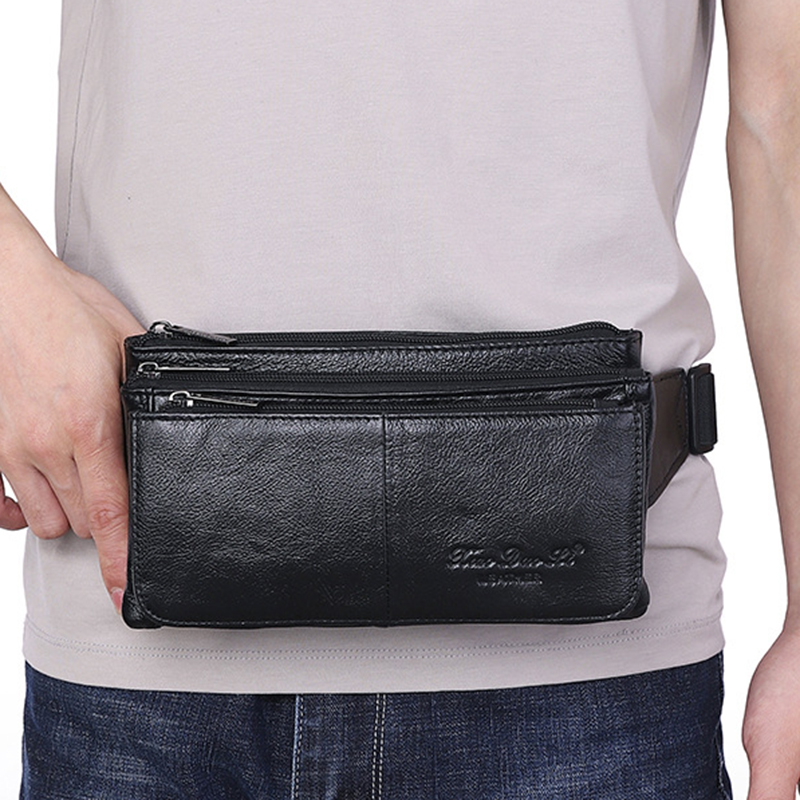 Bolsa de Cintura Masculina em  - Leather Belt Braided avaliação e preço