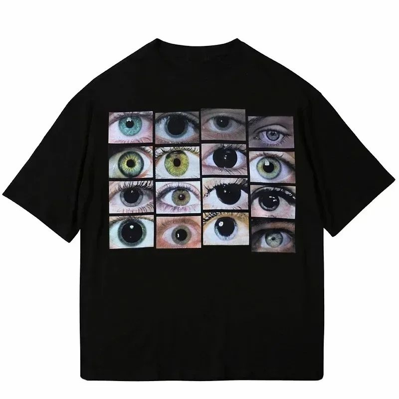 Camiseta Harajuku Y2K com Esta - Mens Fashion Dress Shirts avaliação e preço