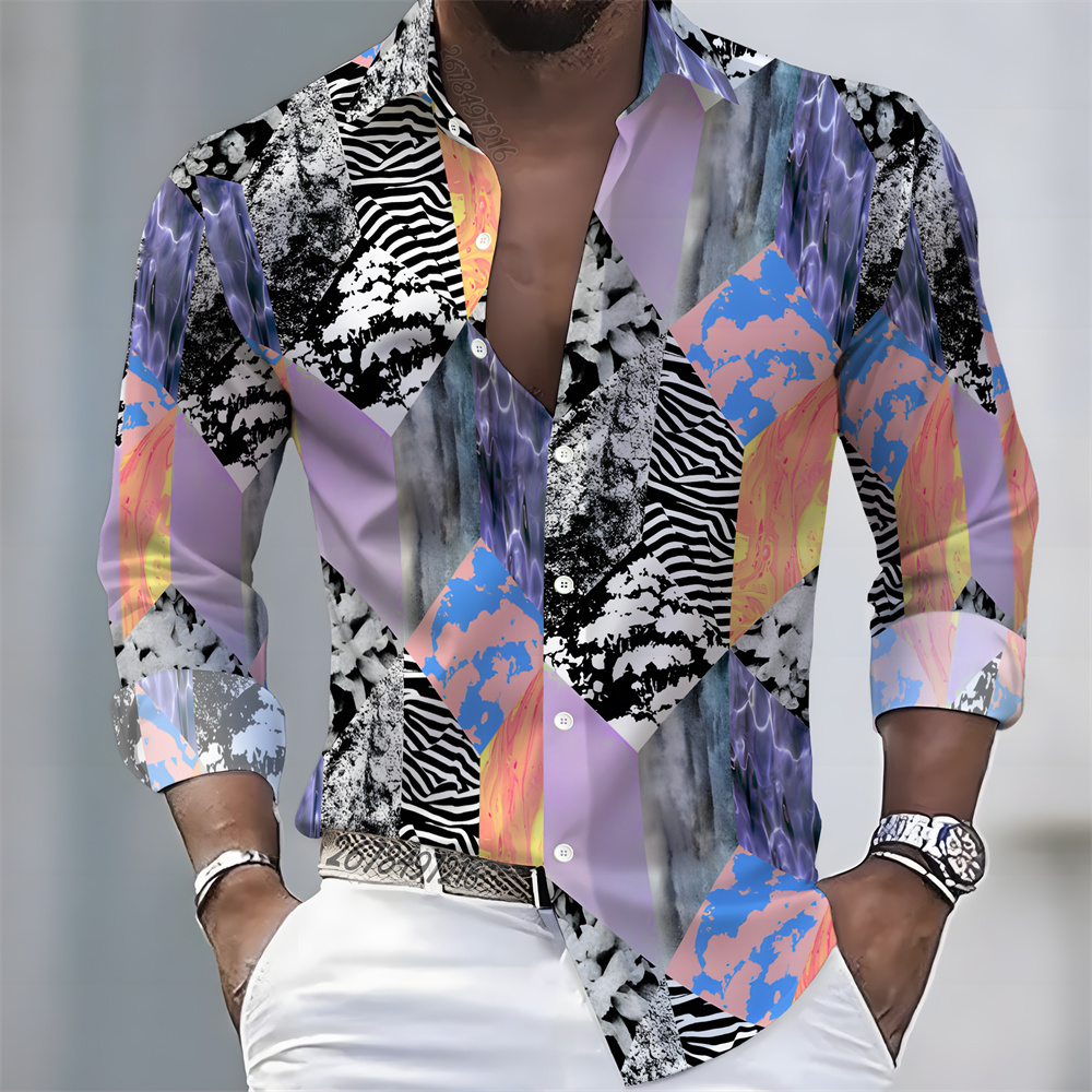 Camisa Masculina de Manga Long - Men Fashion Upper avaliação e preço