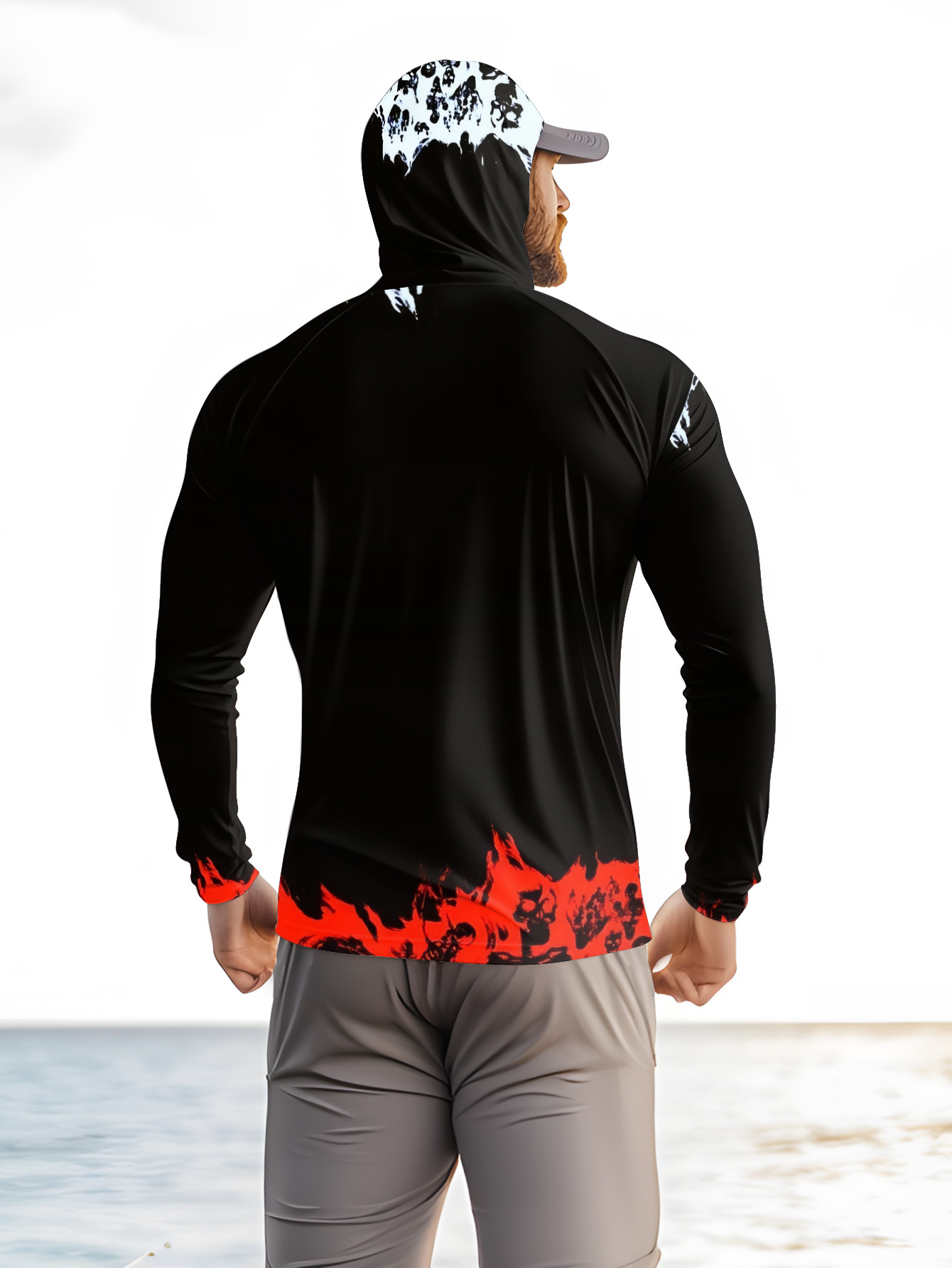 Camisa de pesca masculina com  - Men Fashion Upper avaliação e preço
