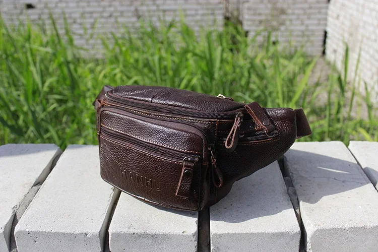Bolsa de cintura de couro genu - Leather Belt Braided avaliação e preço