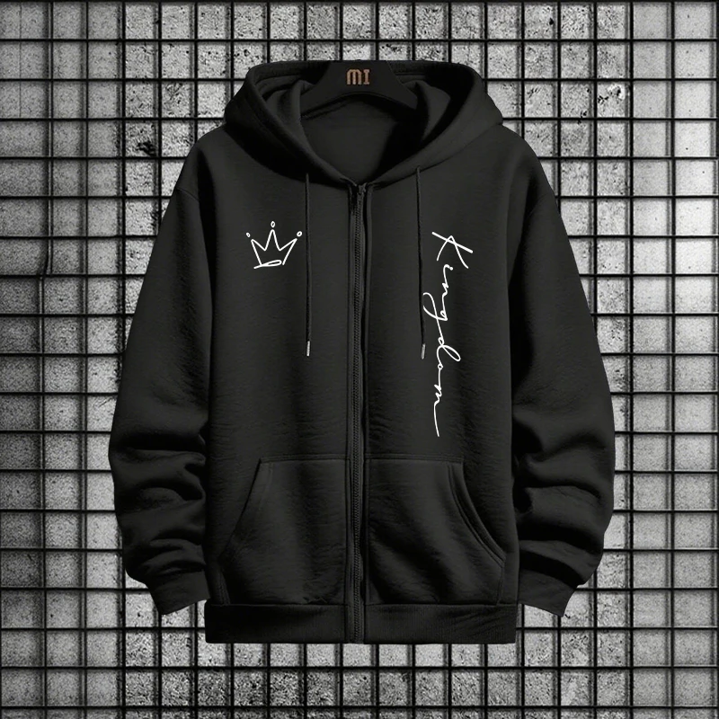 Conjunto Masculino de Moletom  - Men'S Fashion Zipper Hoodie avaliação e preço
