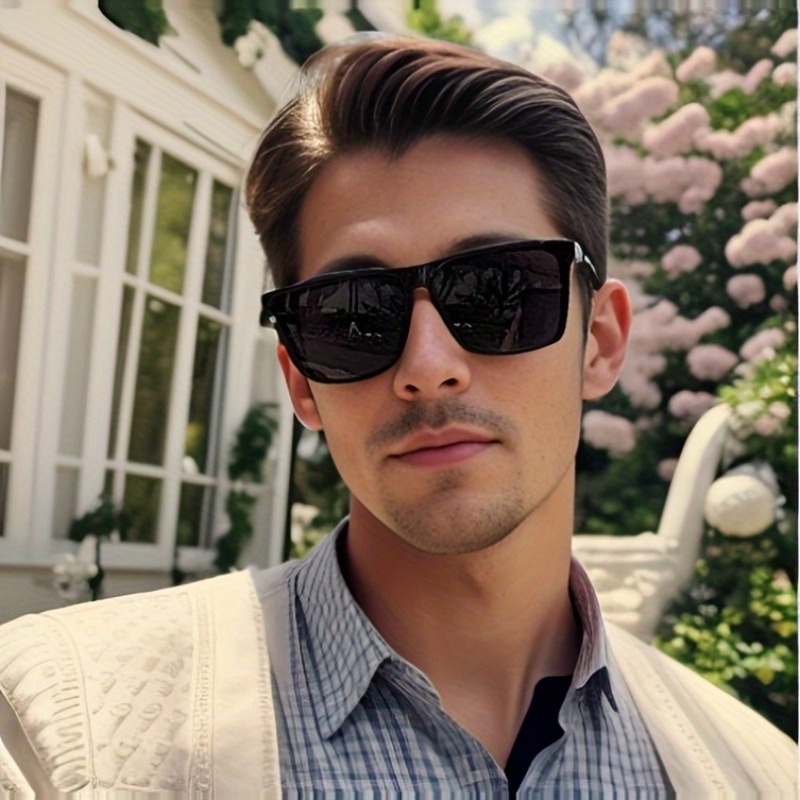 Óculos bonitos e modernos adeq - Men Fashion Photography avaliação e preço