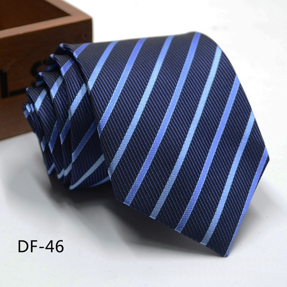 Gravata clássica listrada masc - Mens Fashion Dress Shirts avaliação e preço