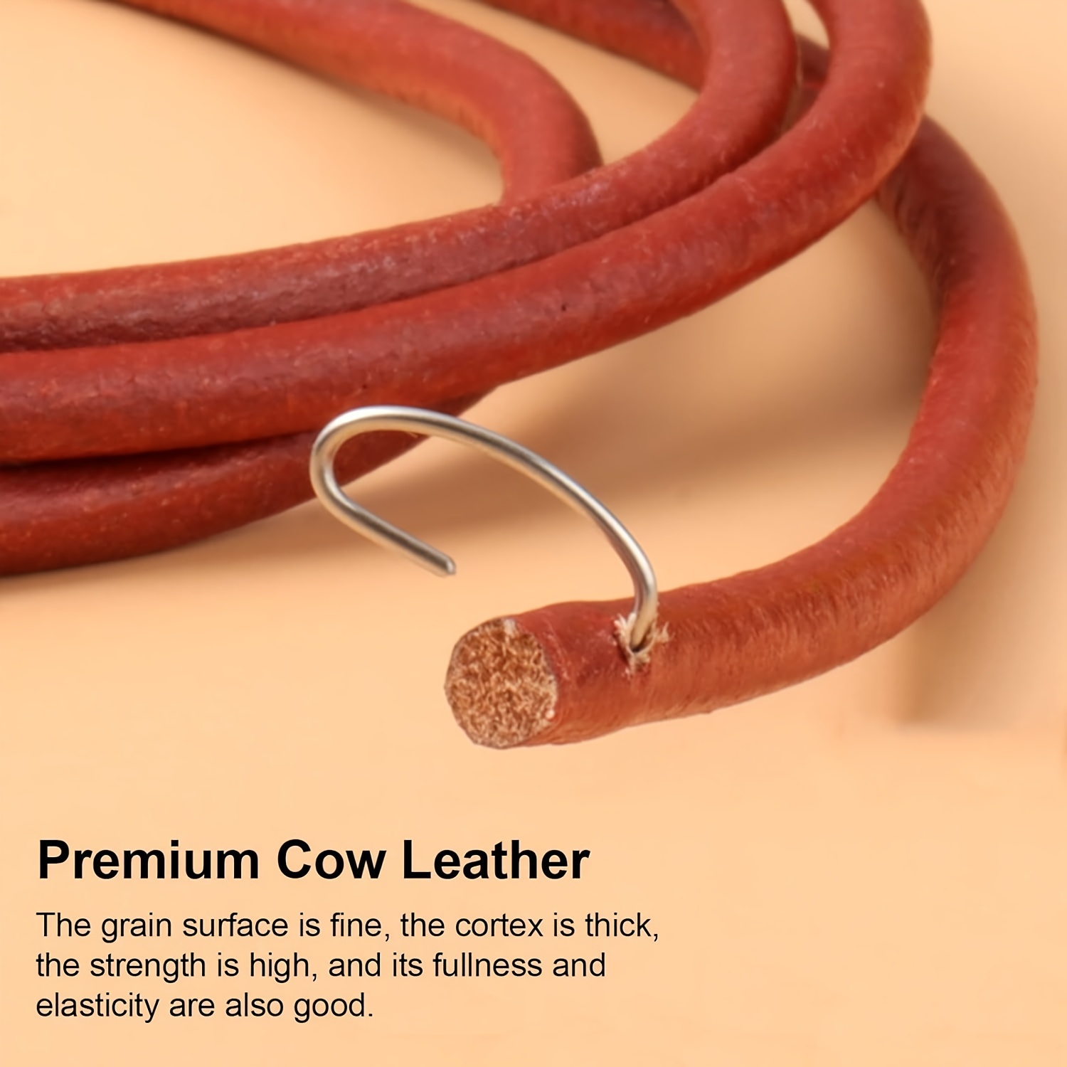 Durável Brown Cowhide Máquina  - Leather Belt Braided avaliação e preço