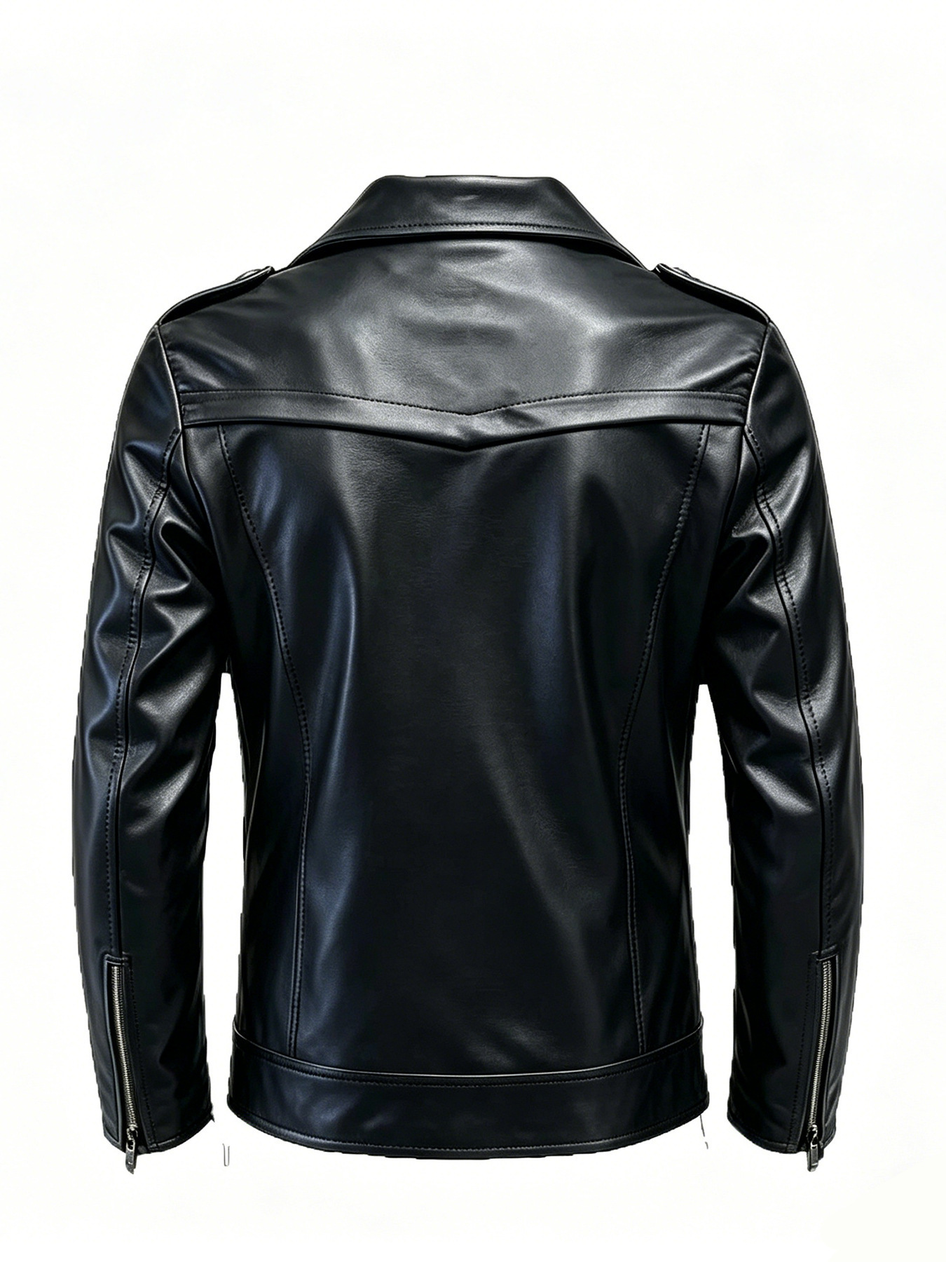 Jaqueta Casual Masculina com Z - Men'S Fashion Leather Jacket avaliação e preço