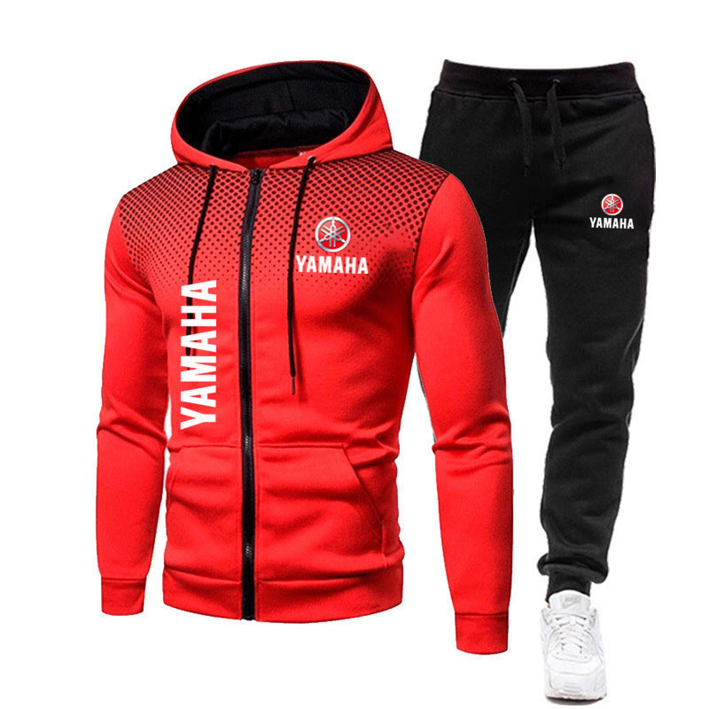 Conjuntos Masculinos Yamaha co - Men'S Fashion Zipper Hoodie avaliação e preço