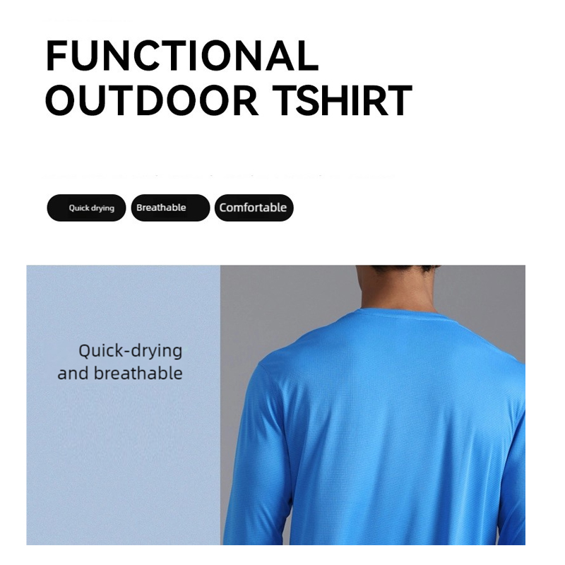Camisetas de Manga Longa UPF 5 - Men'S Fashion Over 50 avaliação e preço