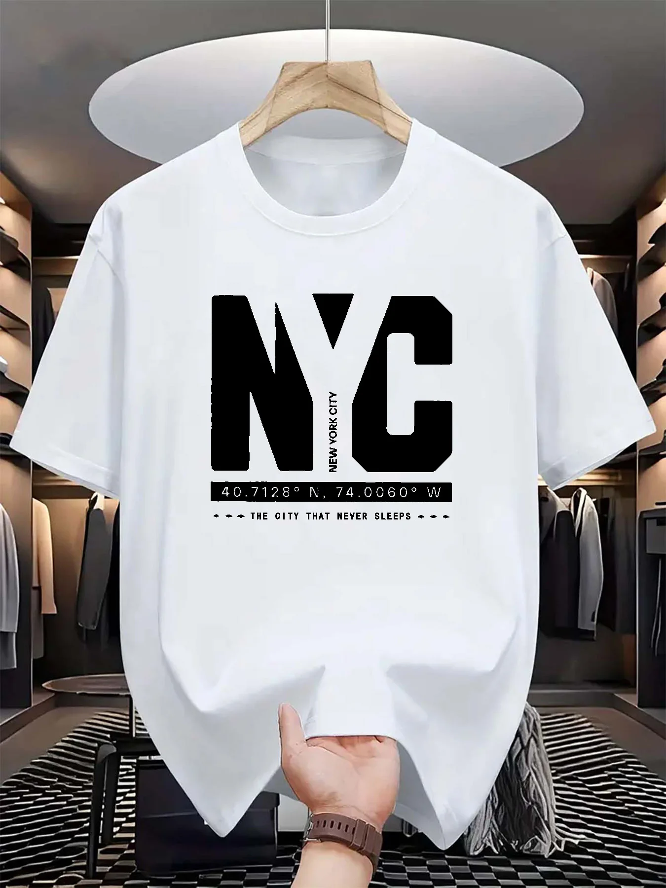 Camiseta Masculina de Verão co - York Men'S Fashion avaliação e preço
