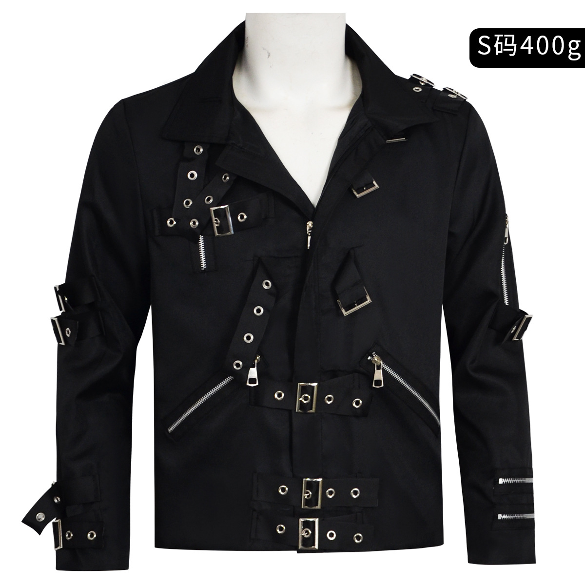 Jaqueta de Couro Punk Heavy Me - Men'S Fashion Leather Jacket avaliação e preço