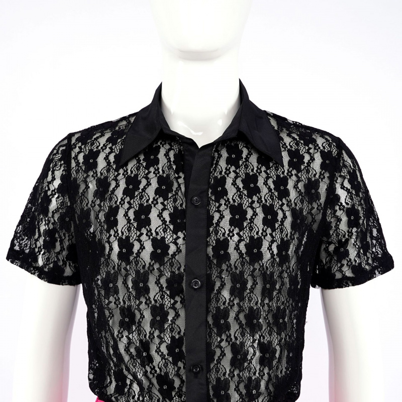 Fantasia de Filme Elvis Presle - Mens Fashion Dress Shirts avaliação e preço