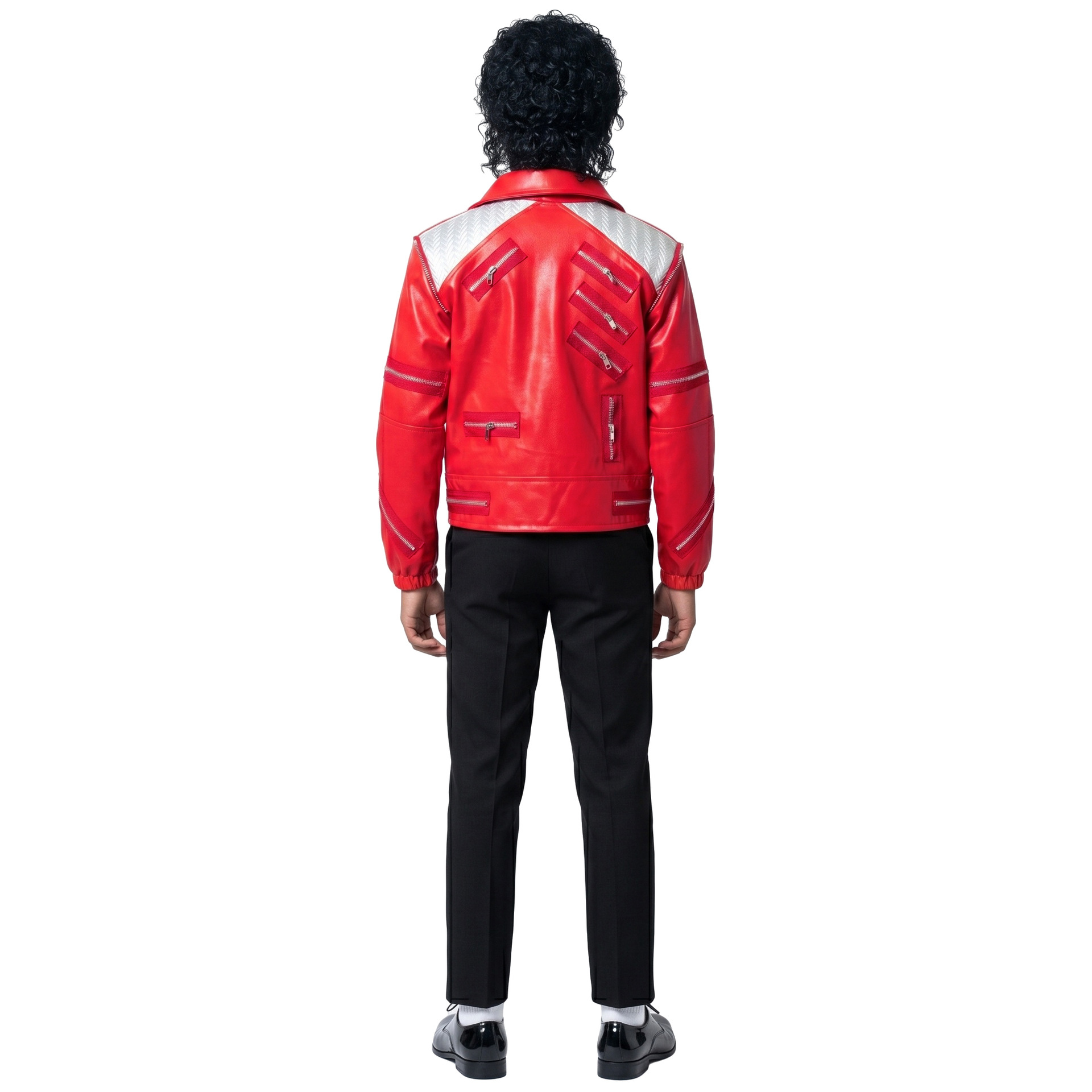 Fantasia de Estrela Pop Retrô  - Men'S Fashion Leather Jacket avaliação e preço