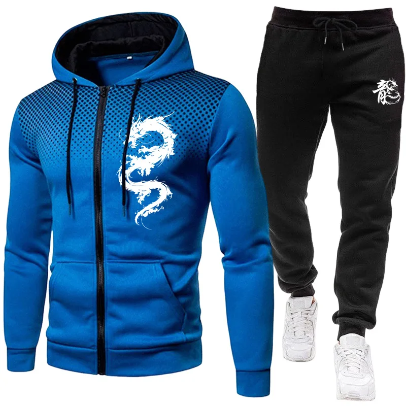 Conjunto Masculino de Moletom  - Men'S Fashion Zipper Hoodie avaliação e preço