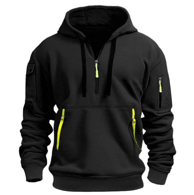 Moletom esportivo casual mascu - Men'S Fashion Zipper Hoodie avaliação e preço