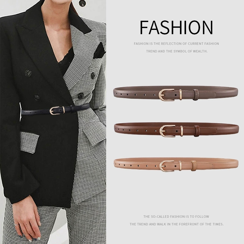 Cinto Feminino de Couro Legíti - Leather Belt Braided avaliação e preço