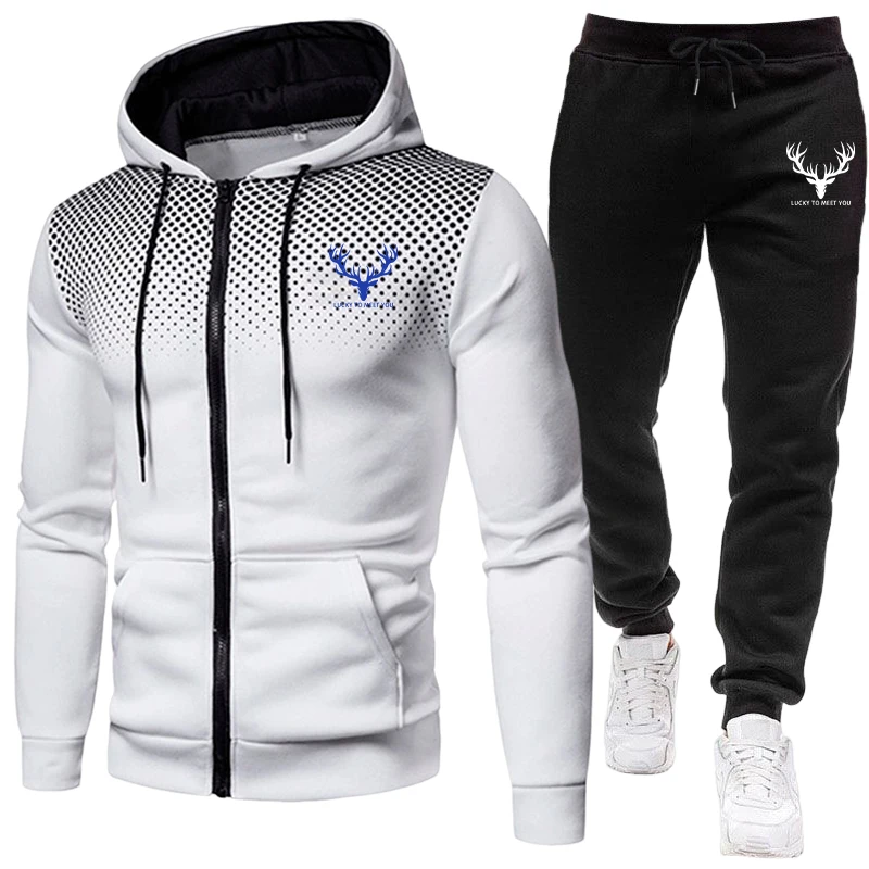 Conjunto Masculino 2026 Nova C - Men'S Fashion Zipper Hoodie avaliação e preço