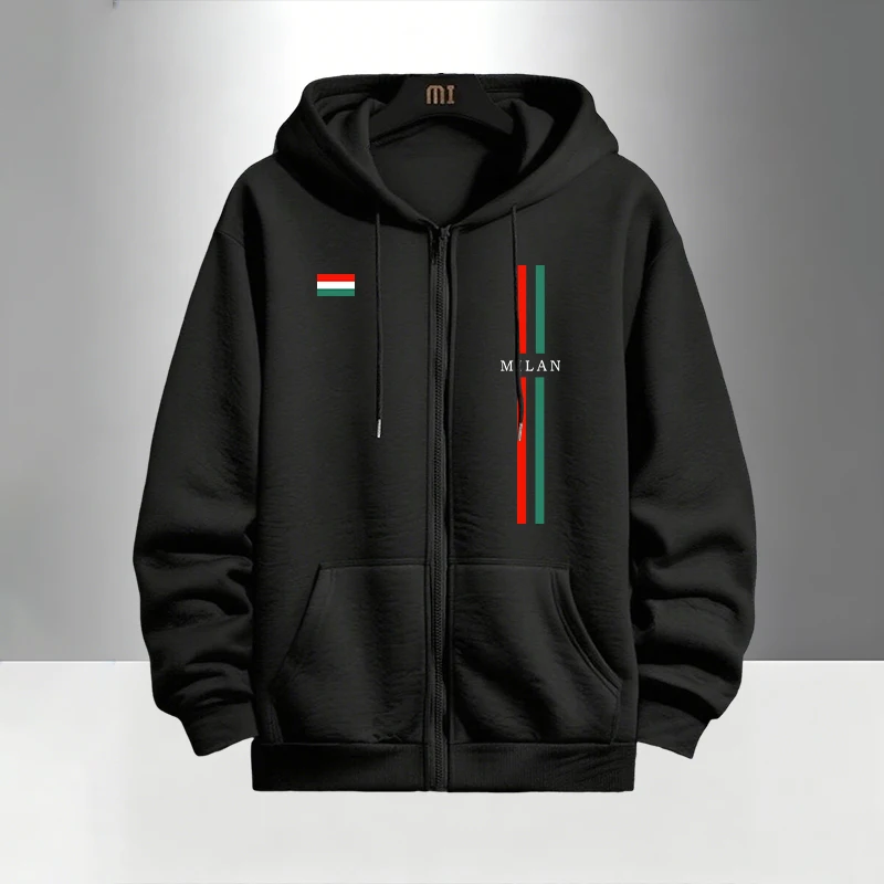 Conjunto Masculino Estampado I - Men'S Fashion Zipper Hoodie avaliação e preço