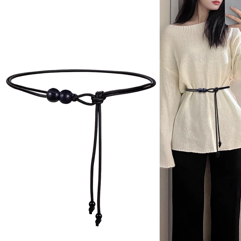 Novo retro feminino novo estil - Leather Belt Braided avaliação e preço