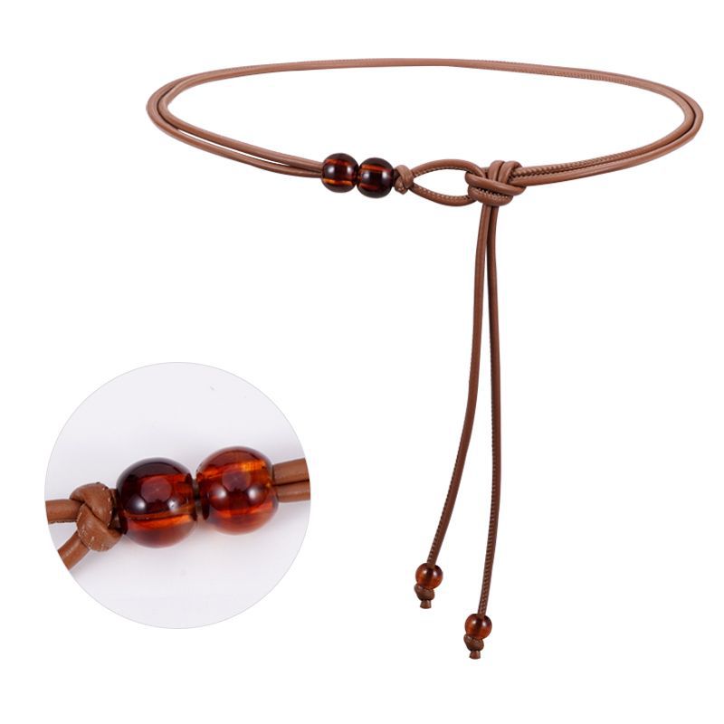 Novo retro feminino novo estil - Leather Belt Braided avaliação e preço