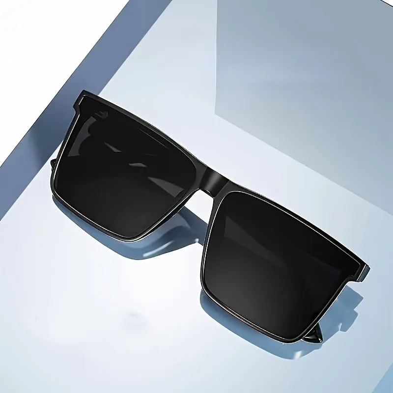 Simples preto quadrado moda óc - Men Fashion Photography avaliação e preço
