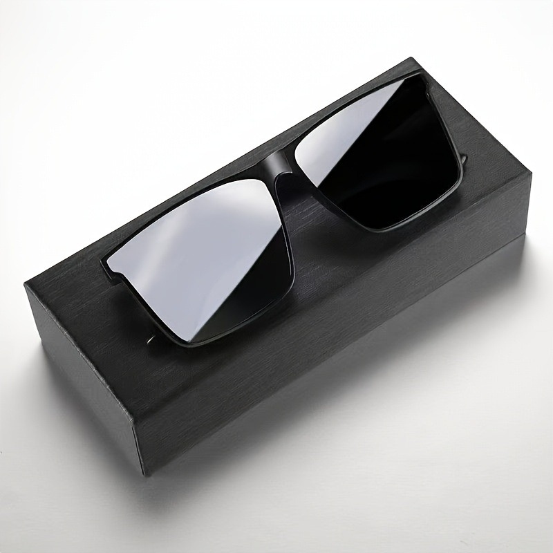 Simples preto quadrado moda óc - Men Fashion Photography avaliação e preço