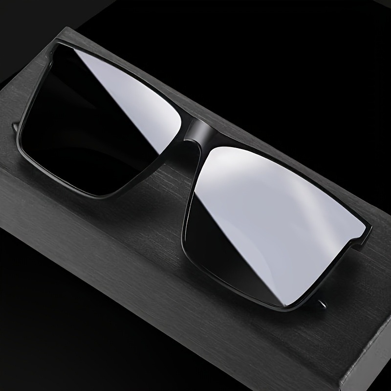 Simples preto quadrado moda óc - Men Fashion Photography avaliação e preço