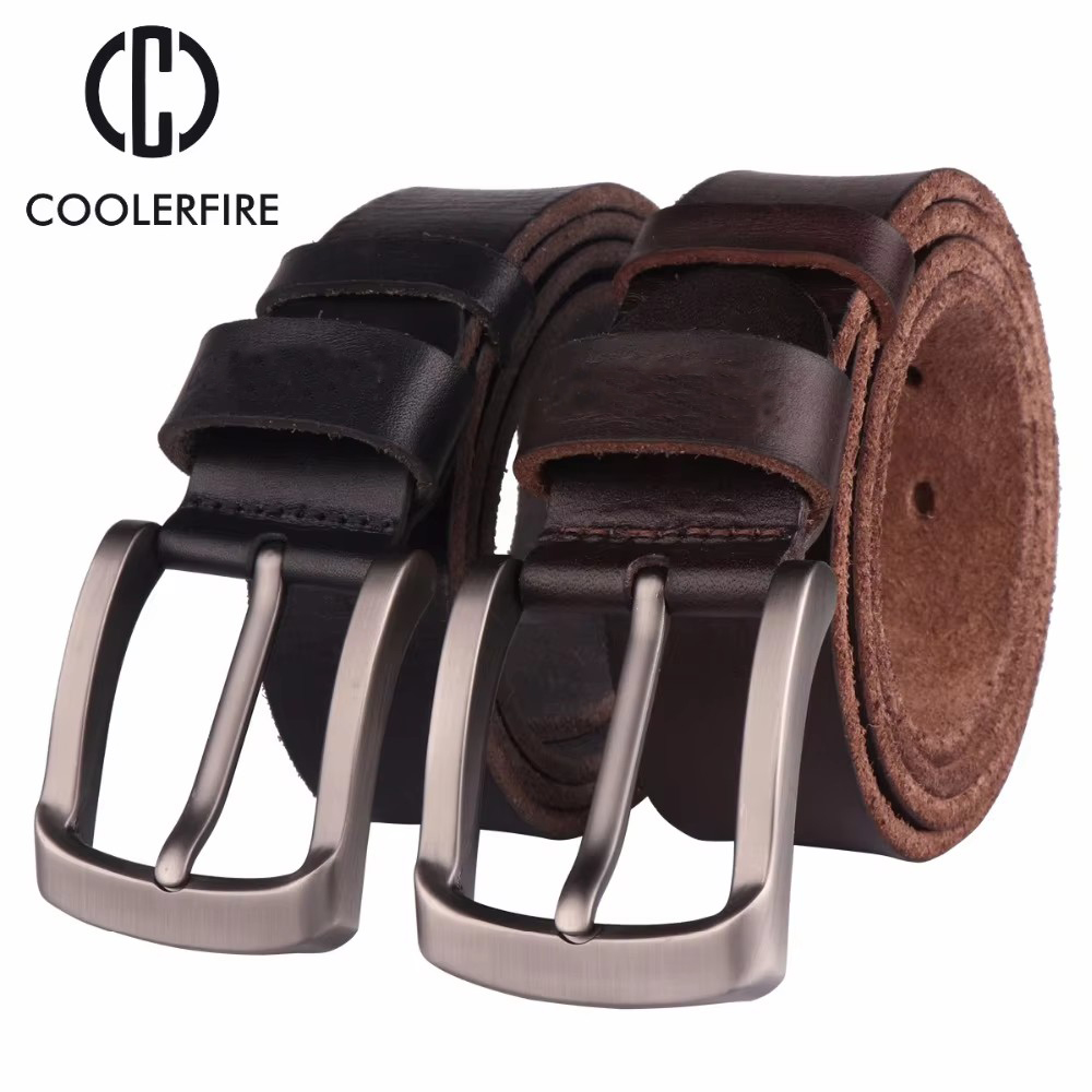 Ccoolerfire cinto masculino de - Leather Belt Braided avaliação e preço