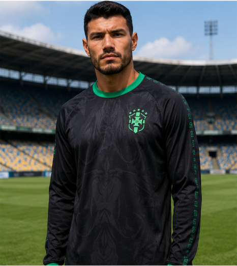 Camisa de Futebol de Manga Lon - Men Fashion Upper avaliação e preço